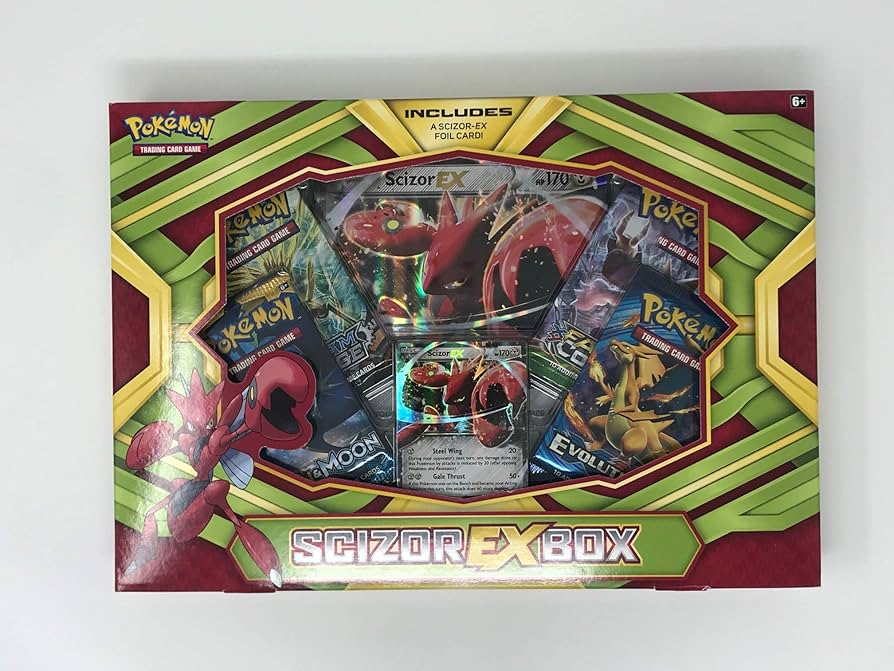 Pokemon Scizor EX Premium Collection Box with Scizor EX